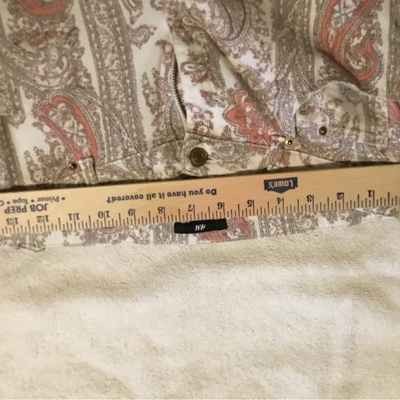 H&M all over paisley print pants size 10 - Picture 6 of 6